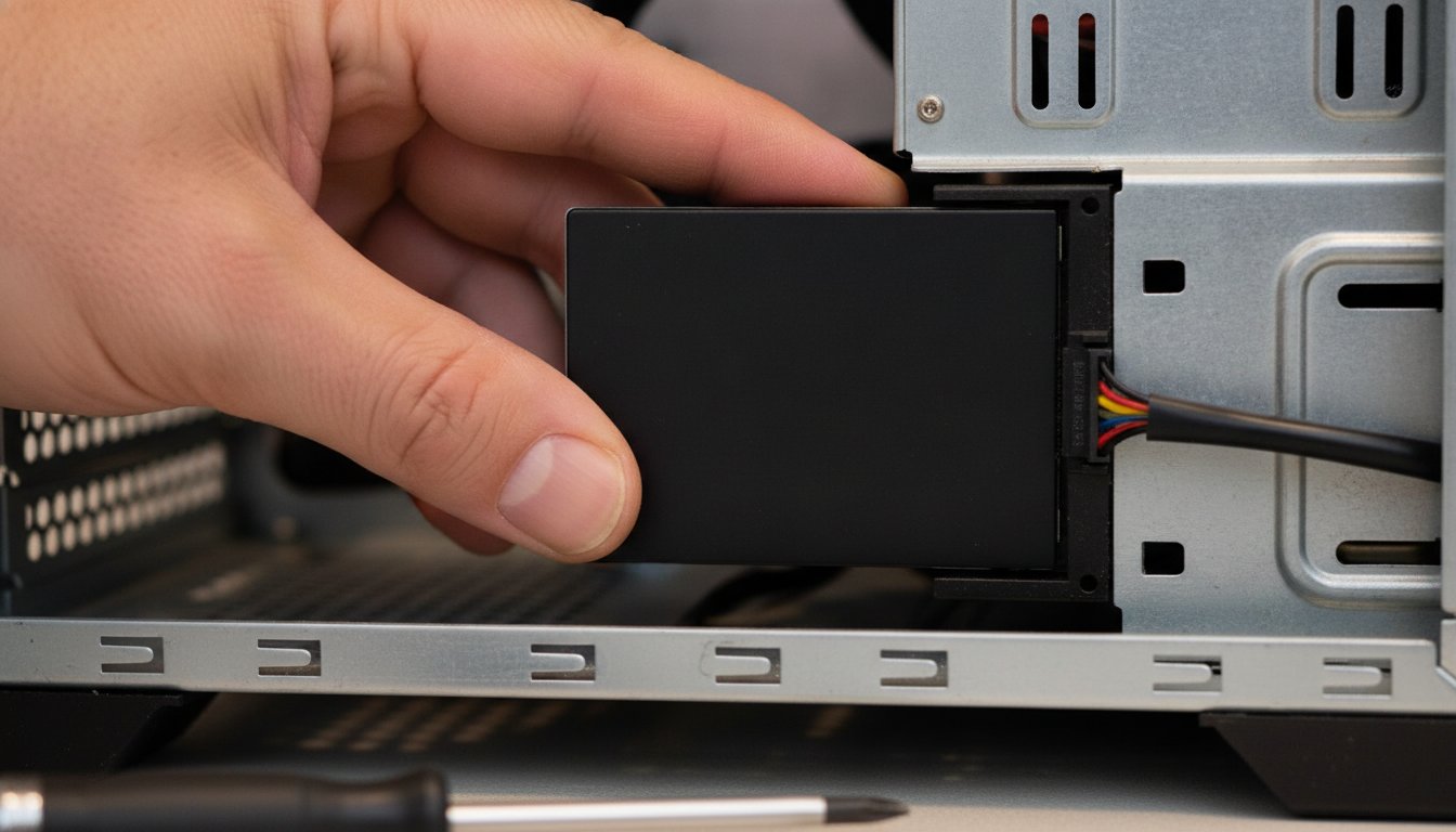 Fitting a new drive into an older desktop, the upgrade that can beat both building and buying