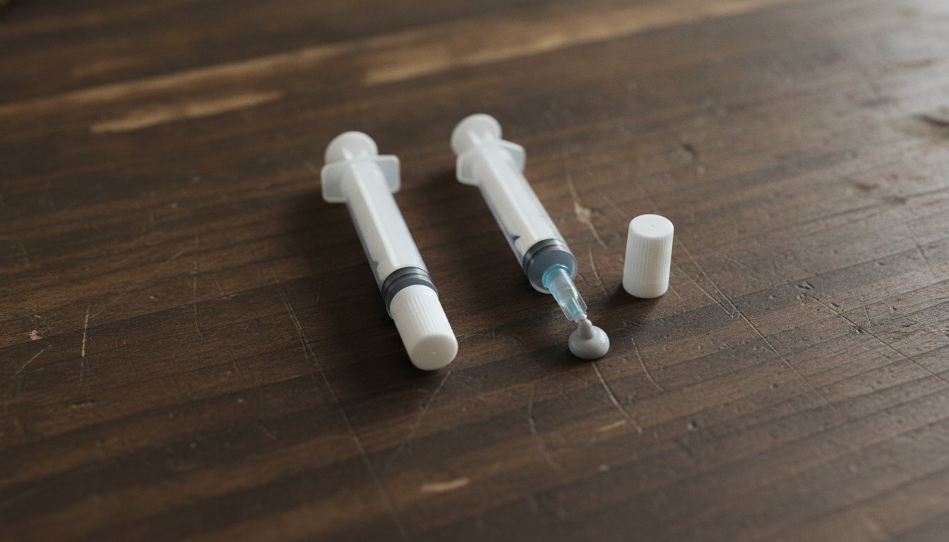 A sealed tube of thermal paste beside an opened one, the two storage lifespans people mix up