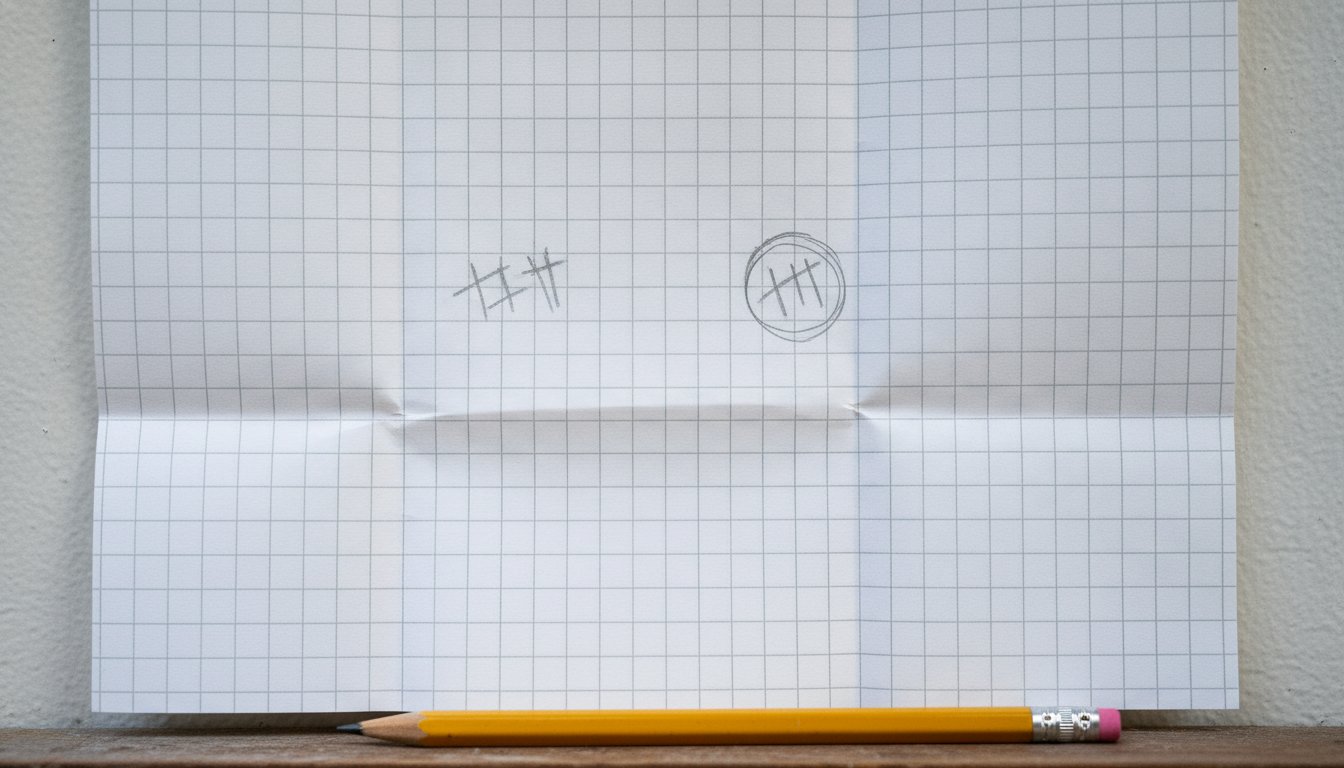 Hands holding a tablet showing a line that stays flat then climbs, representing how content marketing results build slowly then take off