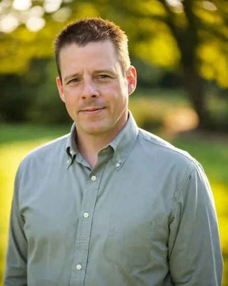 Mike Wiberg, owner of Stateline Tech, near Lena and McConnell, Illinois